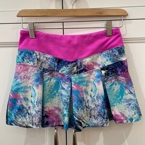 Lululemon Ivivva Colorful Skirt W/Lined Shorts-Excellent Condition!! Size 12